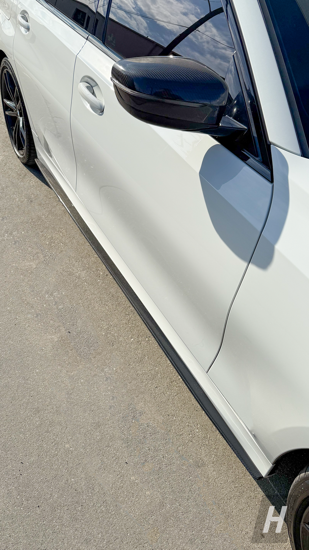 Performance V1 Dry Carbon Fiber Side Skirt Extensions - G20 M340i
