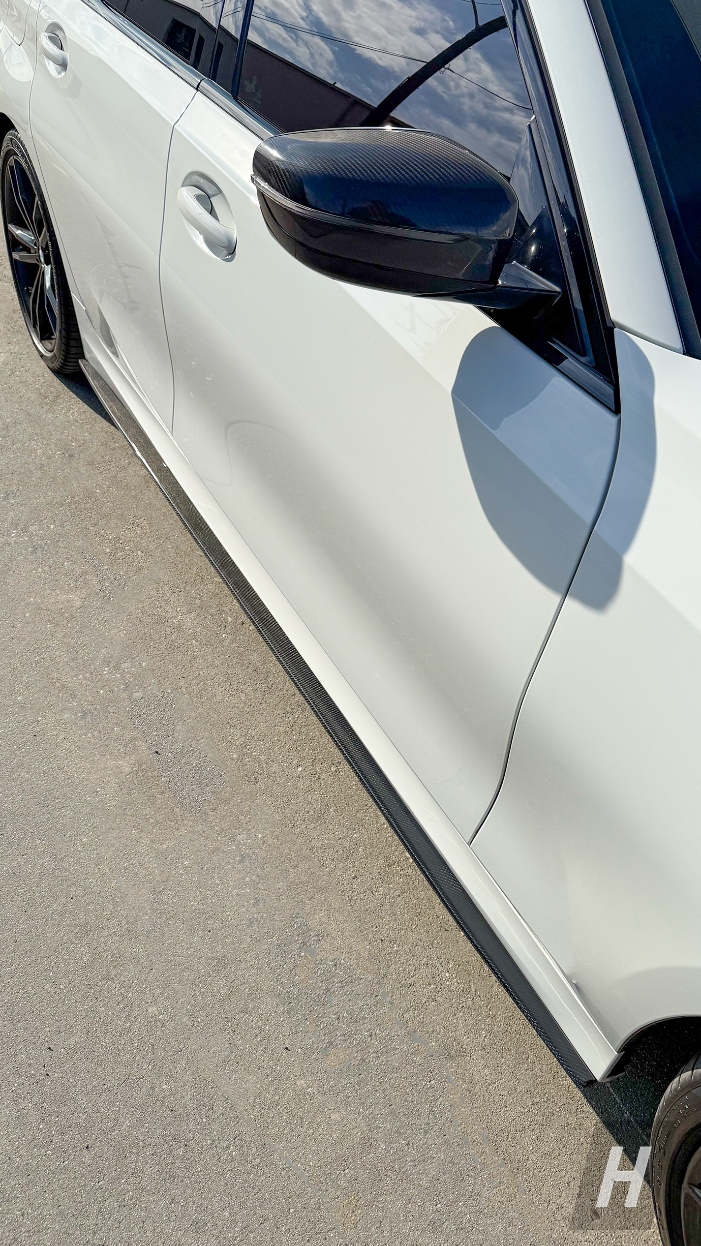 Performance V1 Dry Carbon Fiber Side Skirt Extensions - G20 M340i