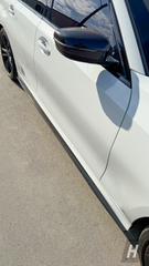 Performance V1 Dry Carbon Fiber Side Skirt Extensions - G20 M340i