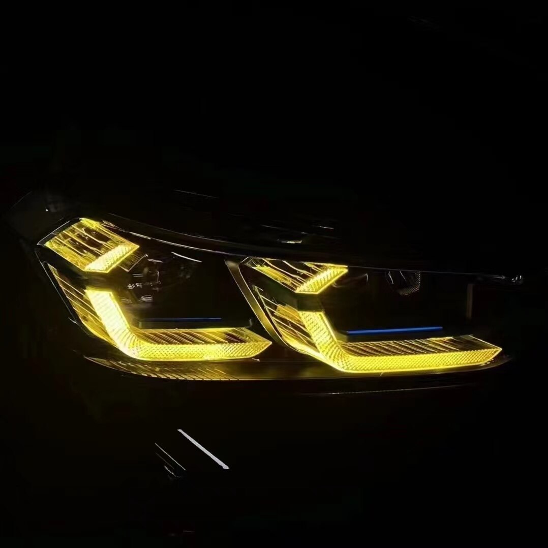 Yellow CSL Style DRL Adaptive LED Module For BMW F80 M3 F32 F86 Headlight Upgrade