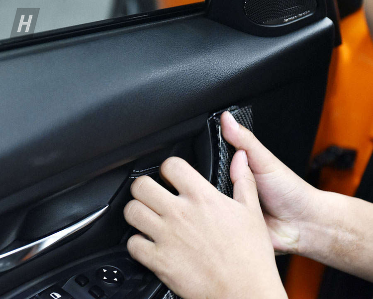 Carbon Fiber Interior Door Handle Replacements - F80 M3 | F82 M4 | F30 3-Series | F32 4-Series