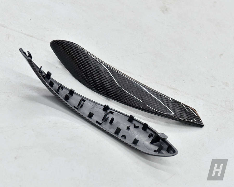 Carbon Fiber Interior Door Handle Replacements - F80 M3 | F82 M4 | F30 3-Series | F32 4-Series