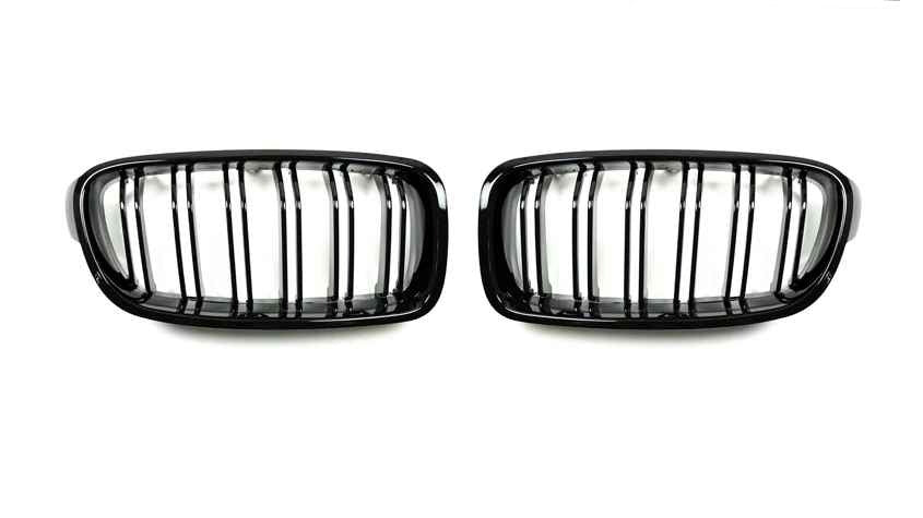 Gloss Black Dual Slat Grill - F30 3-Series - Image 3