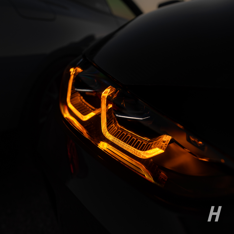 HM Amber Daytime Running Light LED Module Set - G22 4-Series | G80 M3 | G82 / G83 M4