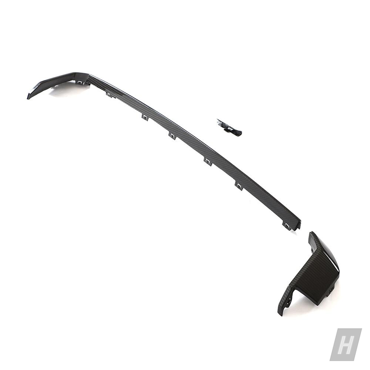 Performance V1 Rear Diffuser Outer Trim Piece w/ Carbon Tow Hook Replacement Cover - G80 M3 | G82 / G83 M4