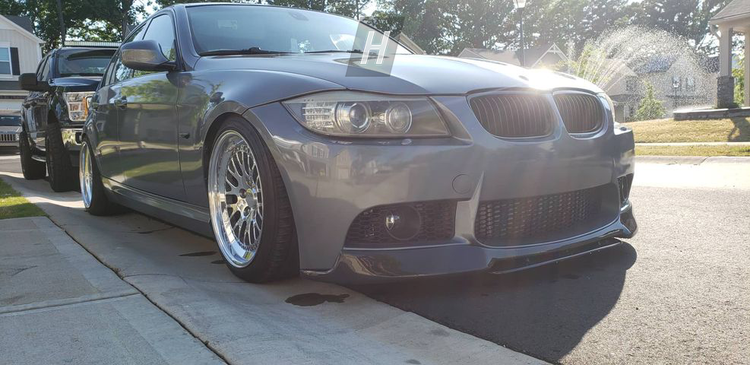 AP V1 CARBON FIBER FRONT LIP - E90 3-SERIES (M-TECH M3 STYLE BUMPER)