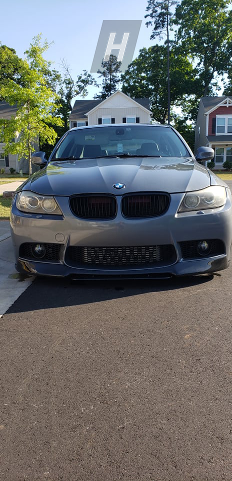 AP V1 CARBON FIBER FRONT LIP - E90 3-SERIES (M-TECH M3 STYLE BUMPER)