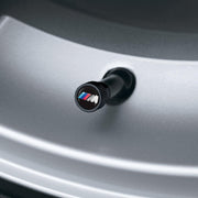 BMW M Logo Valve Stem Caps Black (36122456427)