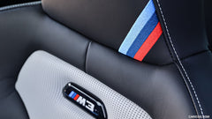 OEM BMW LCI Black 'M3' Seat Badge / Emblem (Pair of 2) - F80 M3