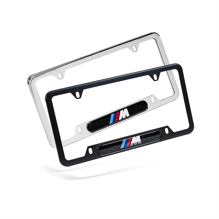OEM BMW M Logo License Plate Frames