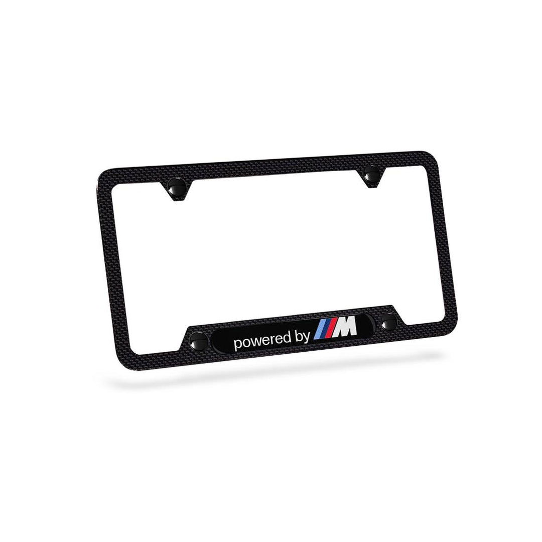 OEM BMW "Powered by M" Carbon Fiber License Plate Frame
