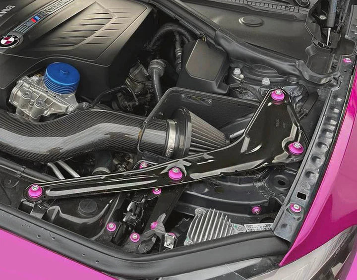 Downstar Titanium Engine Bay Hardware Kit - F87 M2 (NON-COMP)