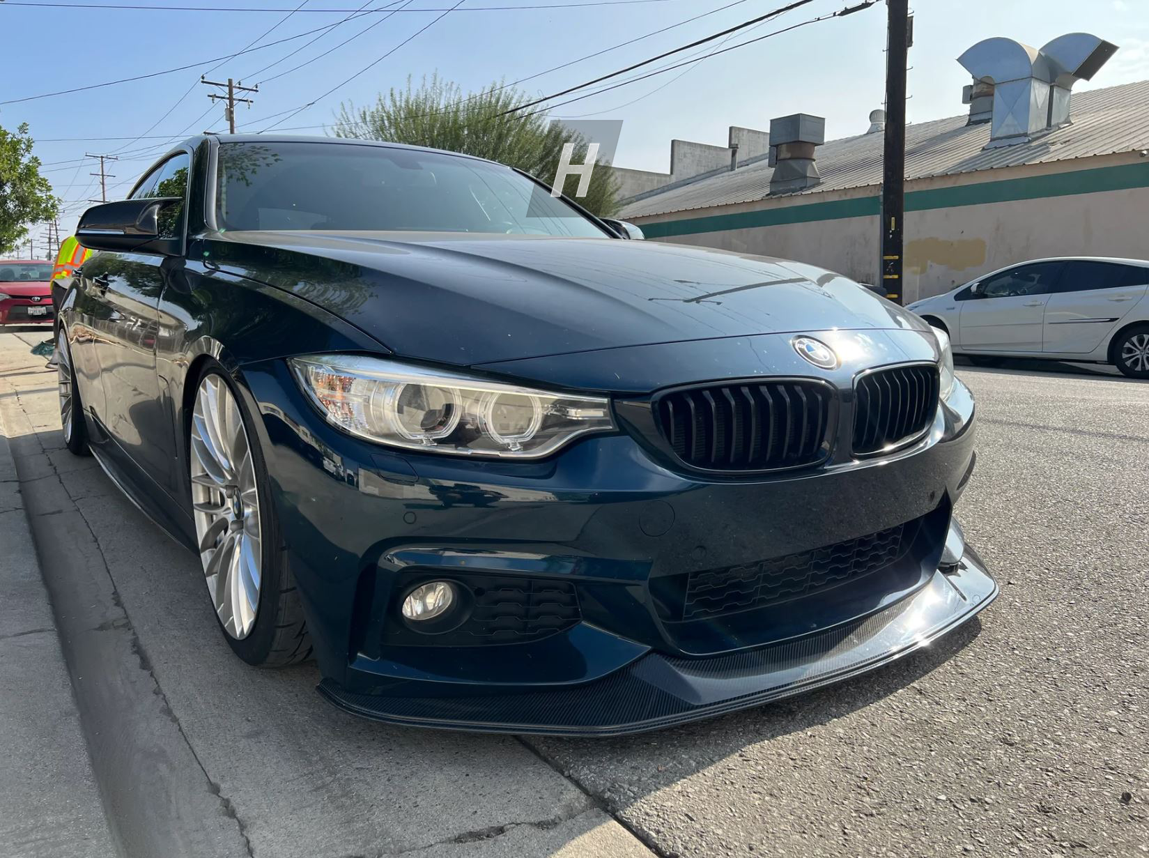 J Style Carbon Fiber Front Lip - F32 4-Series
