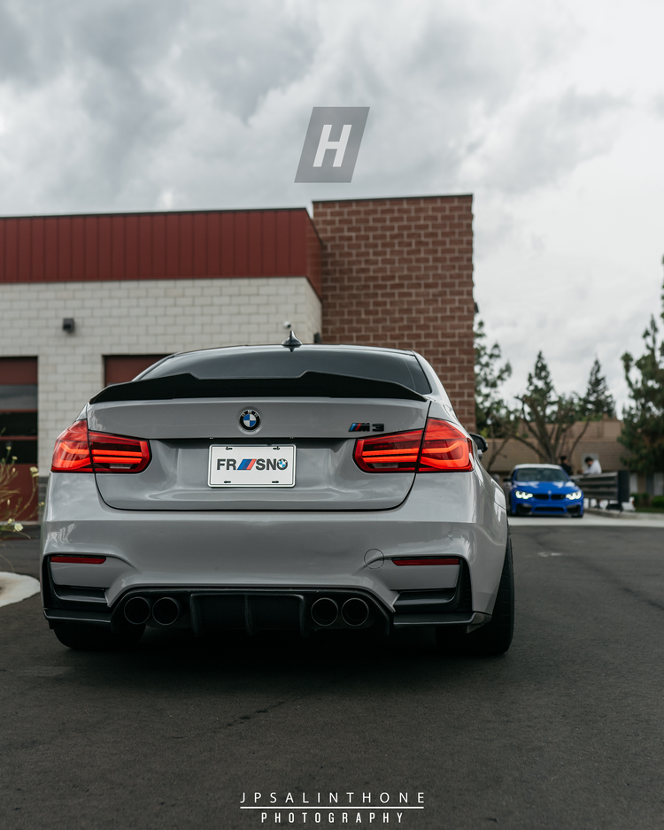 V STYLE 3-PIECE CARBON FIBER DIFFUSER - F80 M3 | F82 / F83 M4
