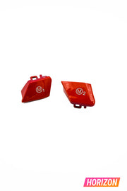 BRIGHT RED M1/M2 BUTTON SET - BMW M F-CHASSIS VEHICLES