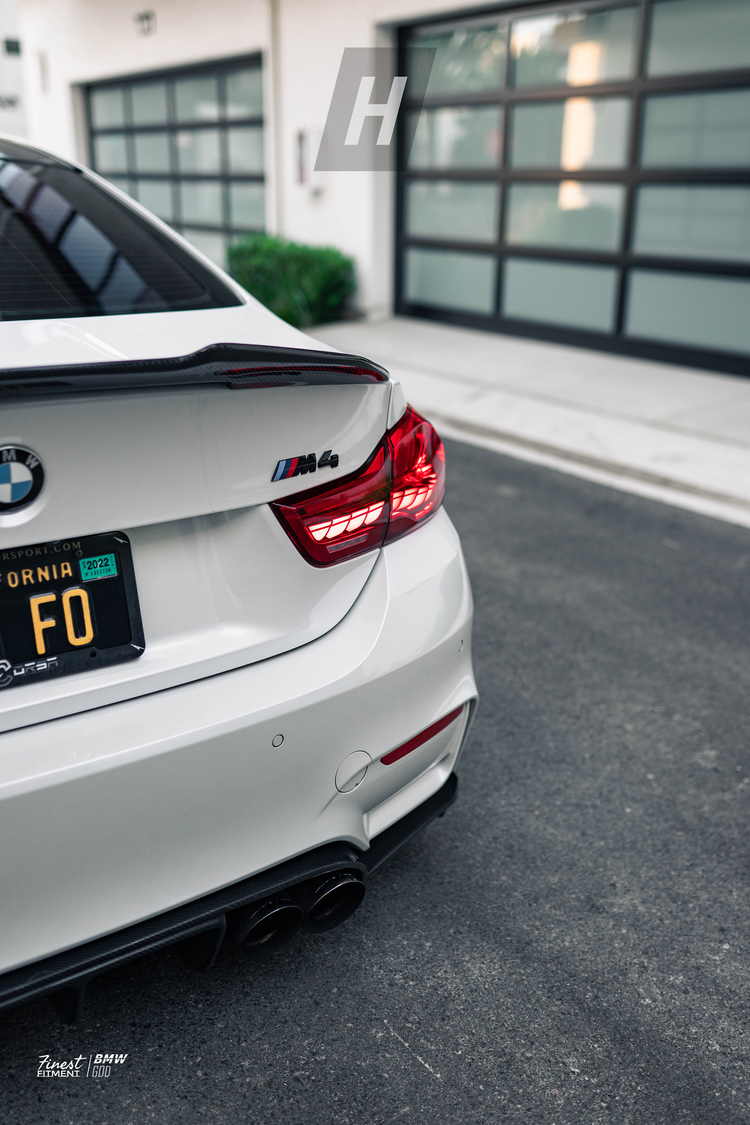 P STYLE (HIGH KICK) CARBON FIBER TRUNK LIP / SPOILER - F82 / F83 M4