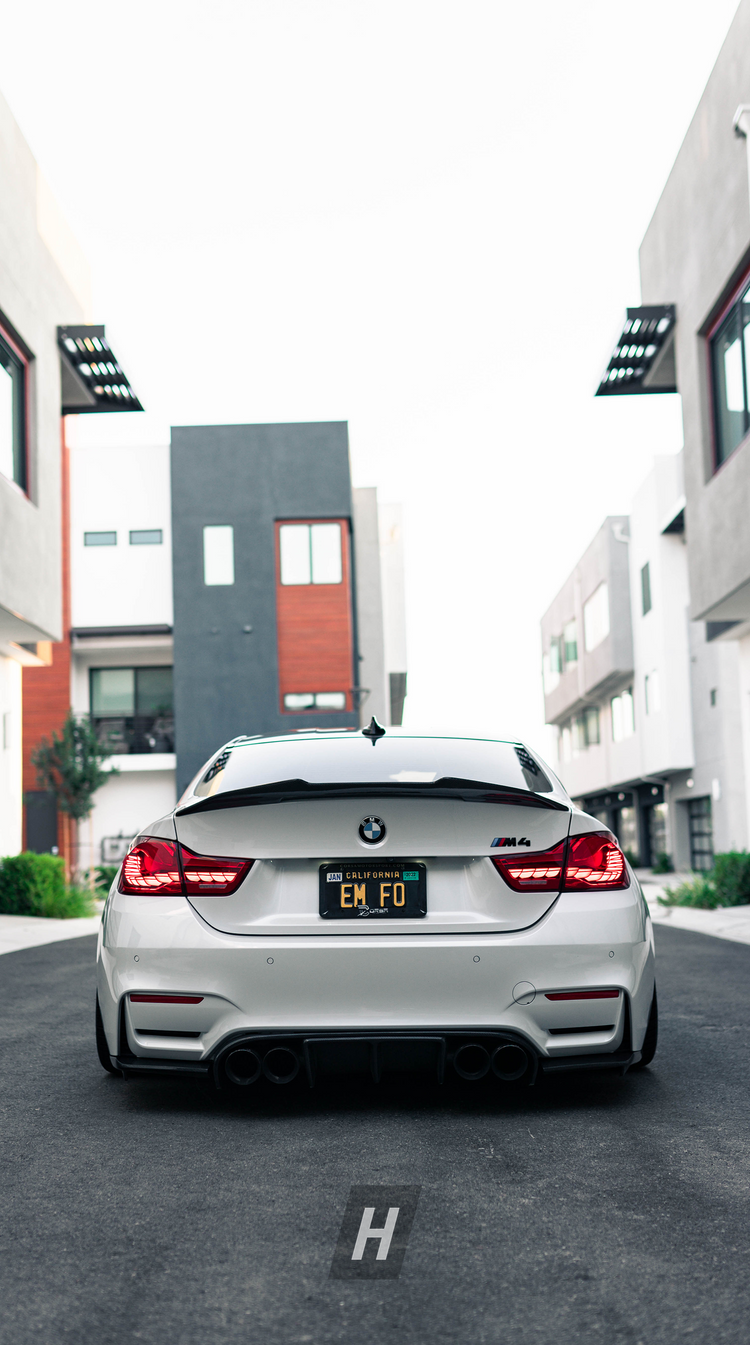 P STYLE (HIGH KICK) CARBON FIBER TRUNK LIP / SPOILER - F82 / F83 M4