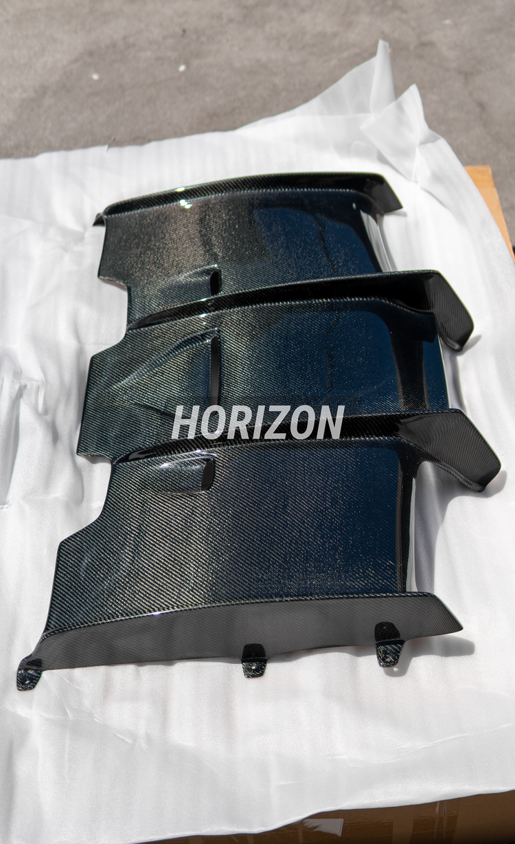P Style Carbon Fiber Diffuser w/ Carbon Undertray - F80 M3 | F82/F83 M4