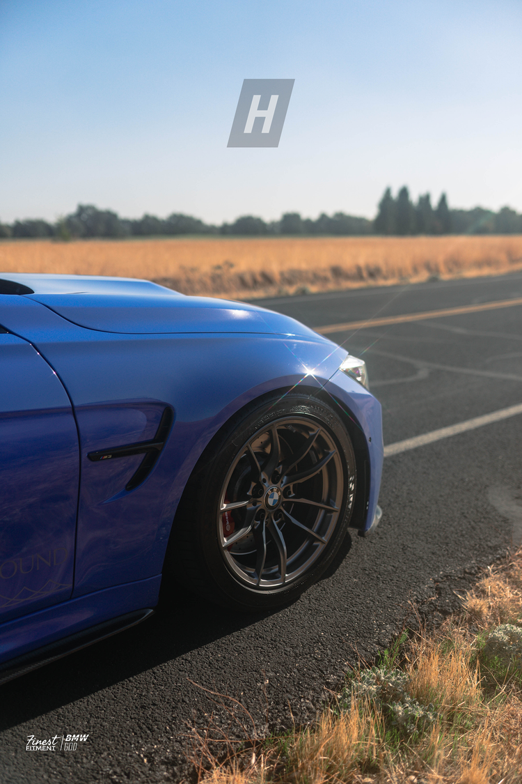 OEM BMW M Performance 'M3' Black Side Gill / Grill Marker (Full Set) - F80 M3 51-14-8-068-588, 51-14-8-068-587