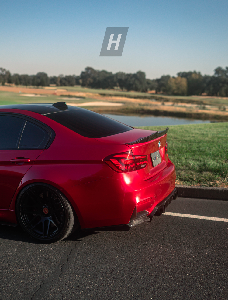 V Style 3-Piece Carbon Fiber Diffuser - F80 M3 | F82 / F83 M4