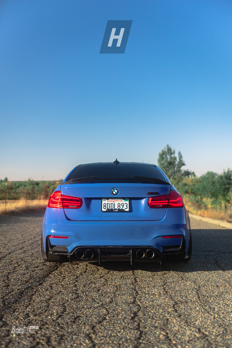 P Style Carbon Fiber Diffuser w/ Carbon Undertray - F80 M3 | F82/F83 M4