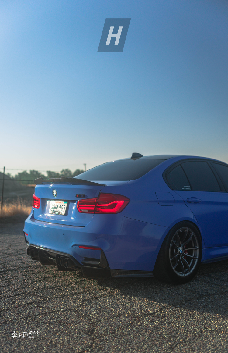 P Style Carbon Fiber Diffuser w/ Carbon Undertray - F80 M3 | F82/F83 M4