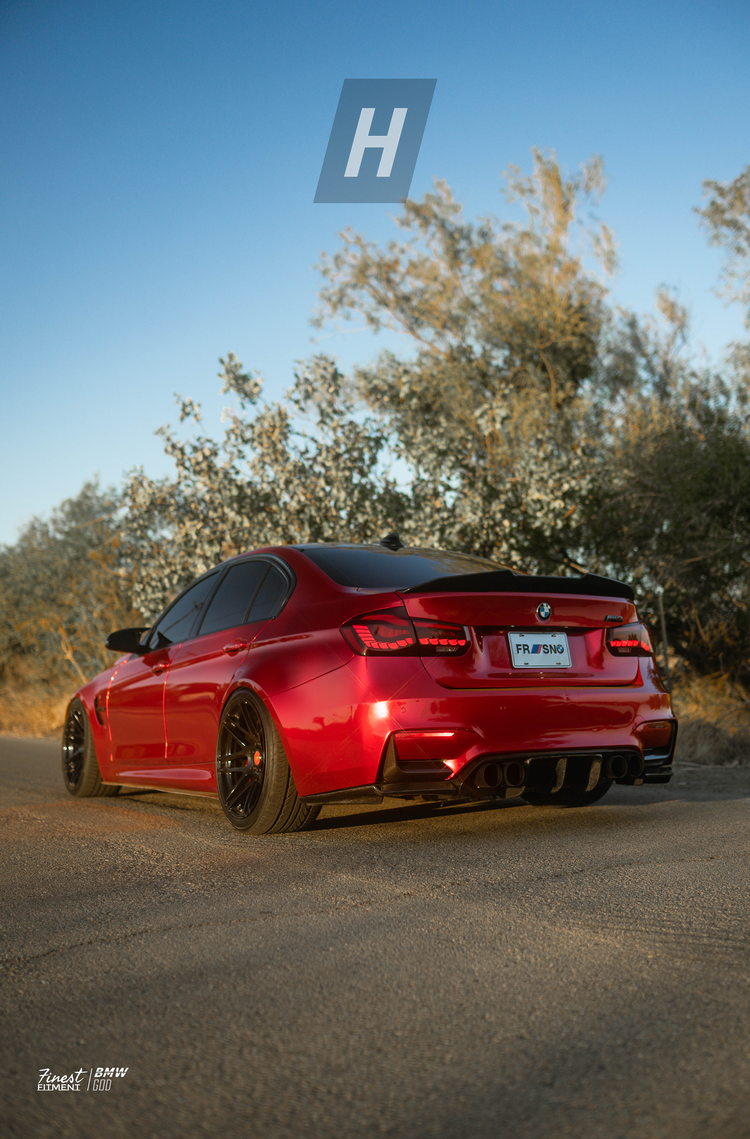 V Style 3-Piece Carbon Fiber Diffuser - F80 M3 | F82 / F83 M4