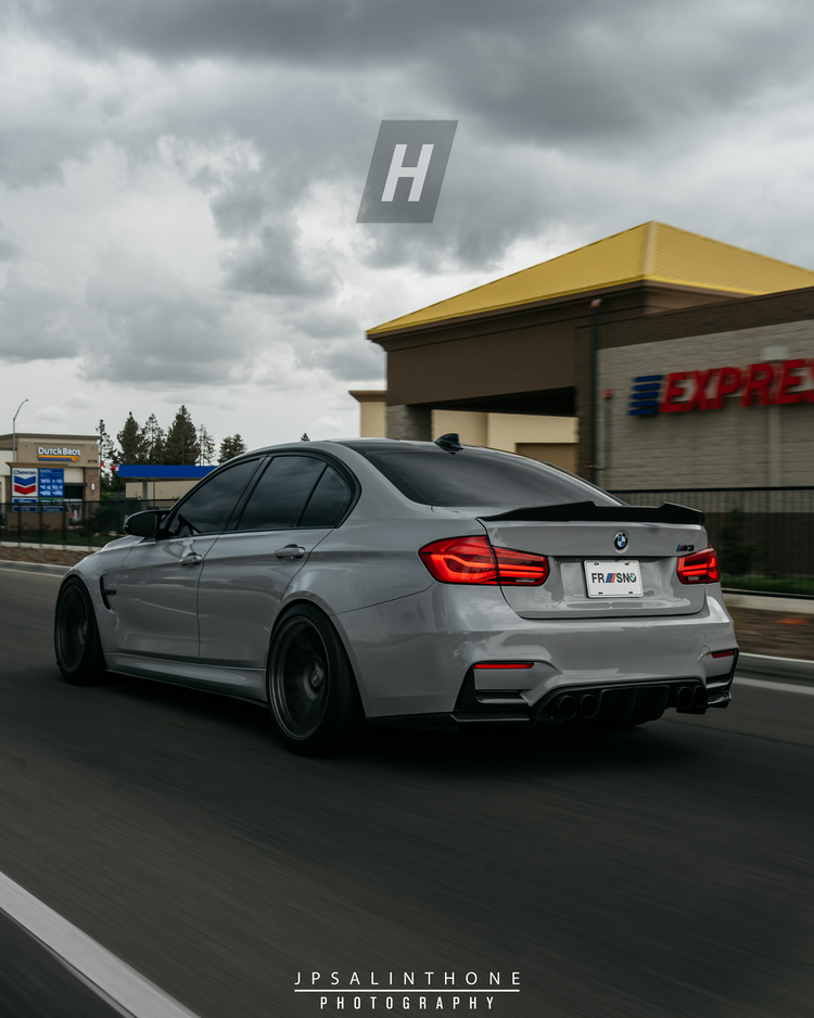 V STYLE 3-PIECE CARBON FIBER DIFFUSER - F80 M3 | F82 / F83 M4