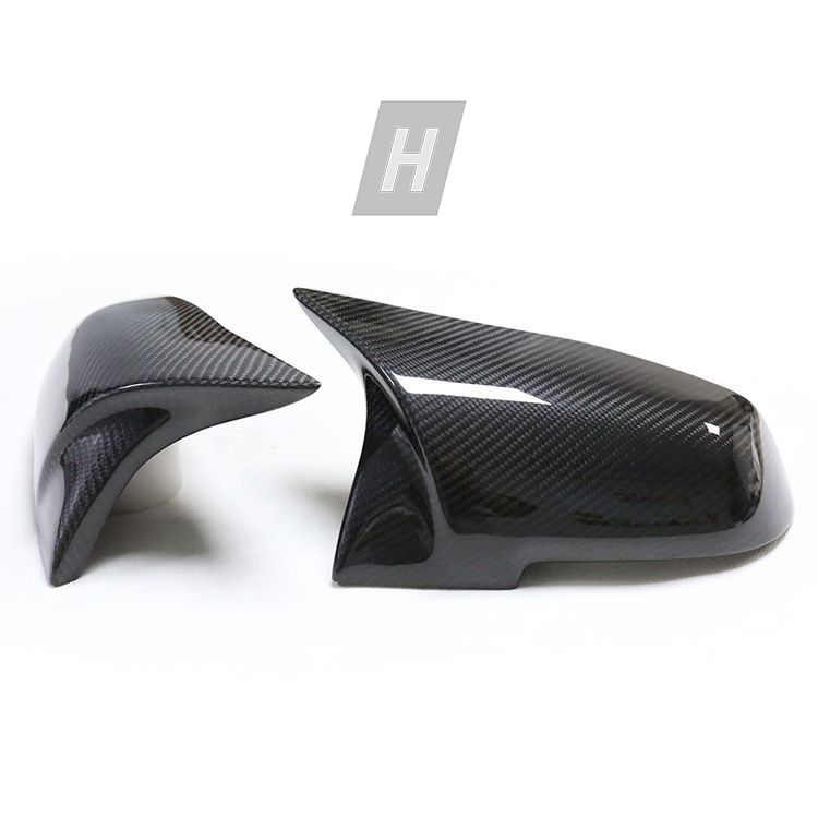 Performance V1 Dry Carbon Fiber Mirror Cap Replacements - F3X 3-Series | F3X 4-Series | F2X 2-Series