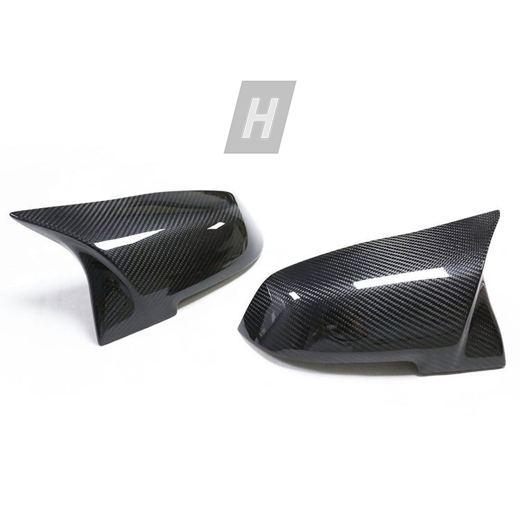 Performance V1 Dry Carbon Fiber Mirror Cap Replacements - F3X 3-Series | F3X 4-Series | F2X 2-Series