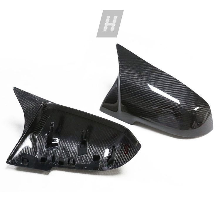 Performance V1 Dry Carbon Fiber Mirror Cap Replacements - F3X 3-Series | F3X 4-Series | F2X 2-Series