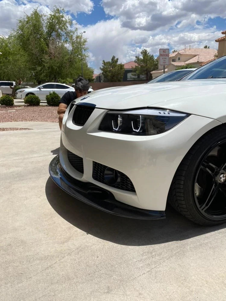 GT4 Style Carbon Fiber Front Lip - E9X 3-Series (M3 Style Bumper) - Image 5