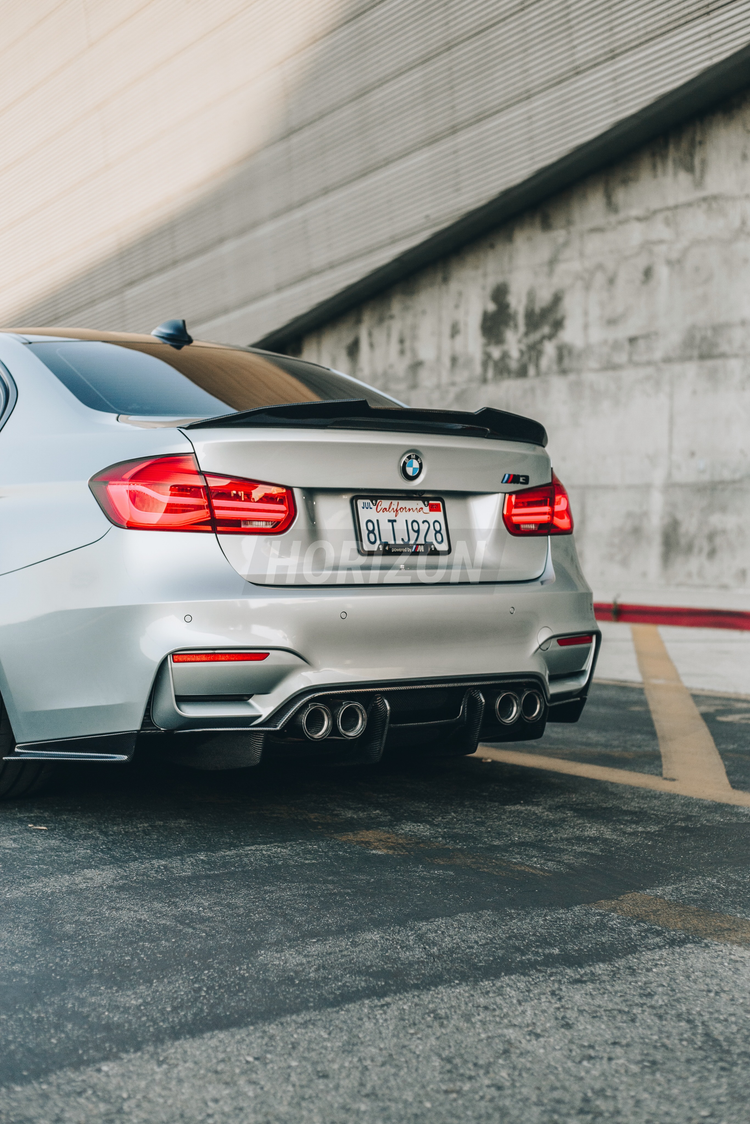 P STYLE CARBON FIBER DIFFUSER w/ CARBON UNDERTRAY - F80 M3 | F82/F83 M4