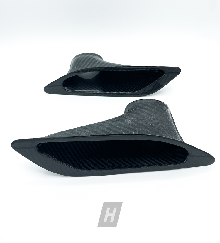 Dry Carbon Fiber GT4 Style Air / Brake Ducts - F80 M3 | F82 / F83 M4