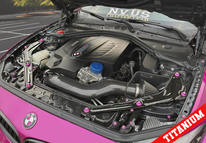 Downstar Titanium Engine Bay Hardware Kit - F87 M2 (NON-COMP)