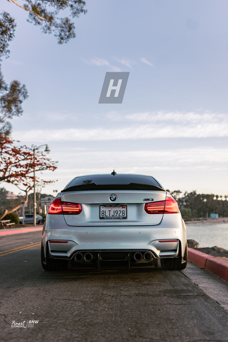 PSM STYLE (HIGH KICK) CARBON FIBER TRUNK LIP / SPOILER - F80 M3 | F30 3-SERIES