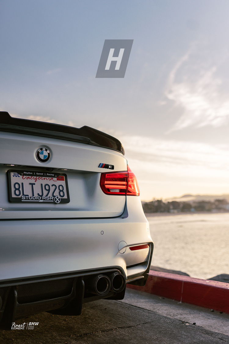 P STYLE (HIGH KICK) CARBON FIBER TRUNK LIP / SPOILER - F80 M3 | F30 3-SERIES