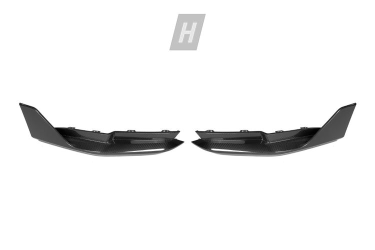 Dry Carbon Fiber Performance V1 Rear Diffuser Extensions / Splitters - G82 / G83 M4
