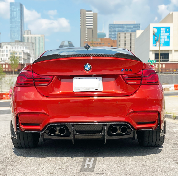 CS V1 CARBON FIBER TRUNK LIP / SPOILER - F82 M4