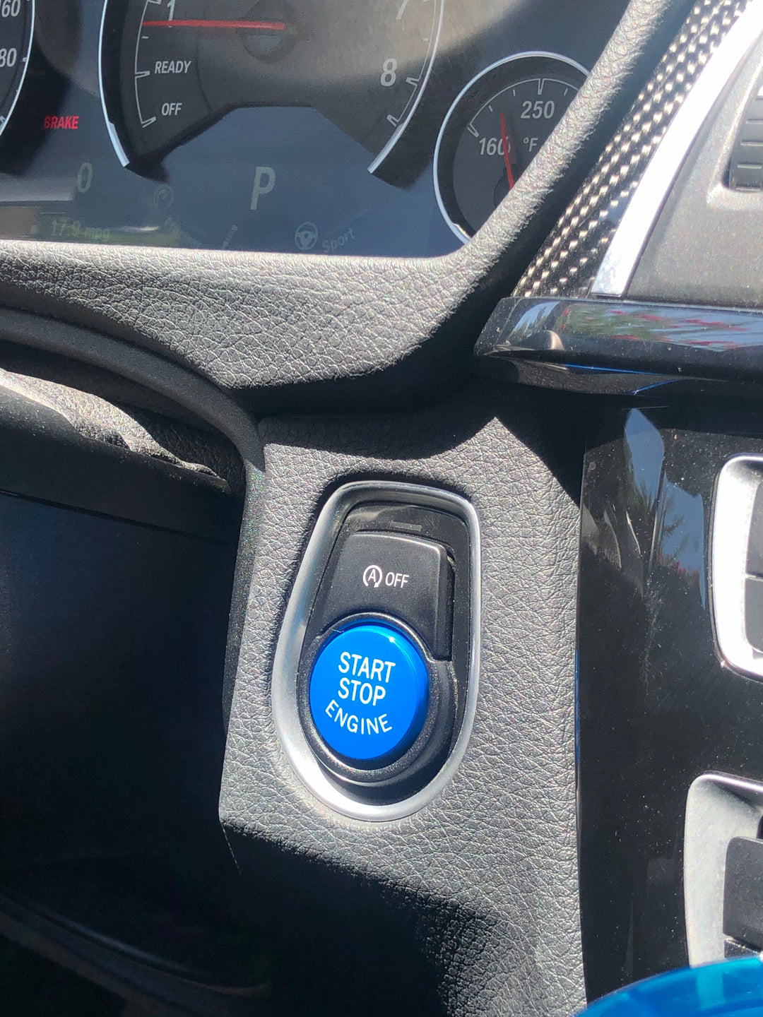 Blue Push Start Stop Button - BMW F-Chassis Vehicles – Horizon