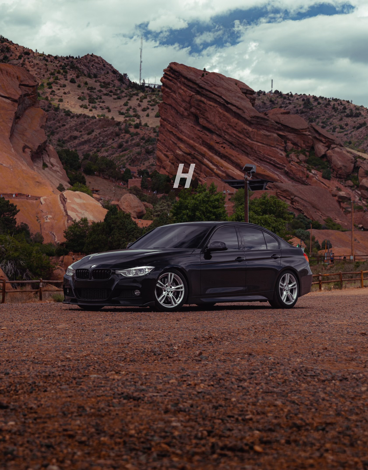 HM Style Carbon Fiber Front Lip - F3X 3-Series